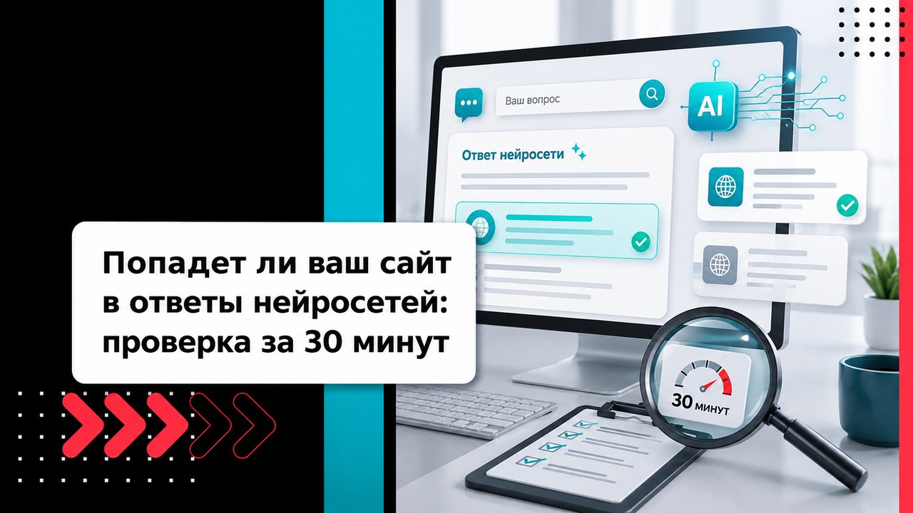 Как за 30 минут проверить, попадает ли ваш сайт в ответы нейросетей